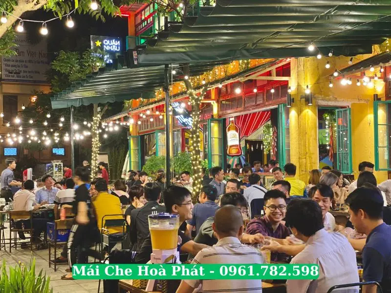 Mái xếp quán nhậu Tự Do