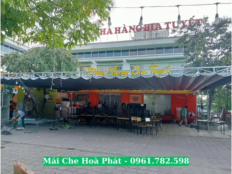 Mái xếp quán nhậu giá rẻ