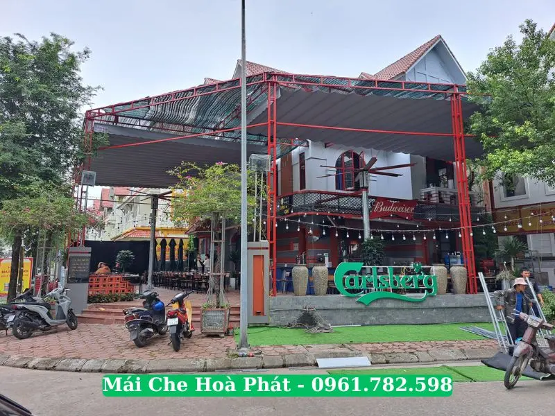 Mái xếp quán nhậu Hoà Phát