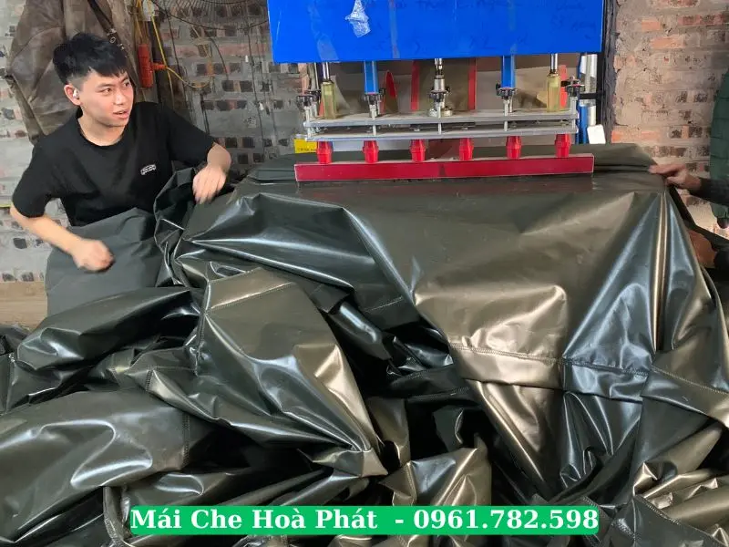 Xưởng gia công bạt mái xếp