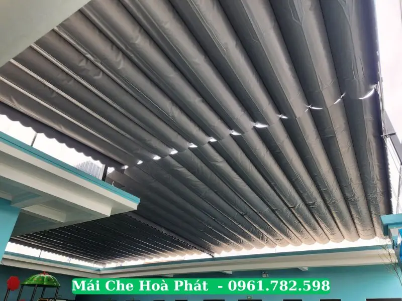 Thành phẩm may bạt mái xếp