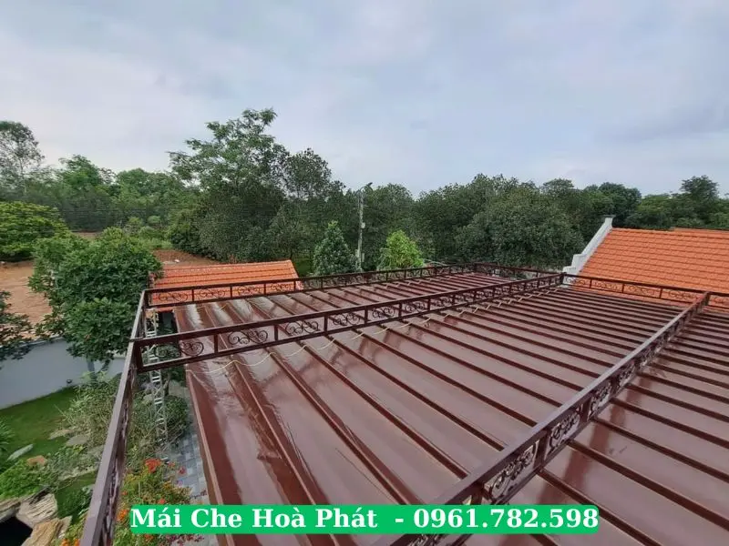 Thành phẩm may bạt xếp khi lắp đặt