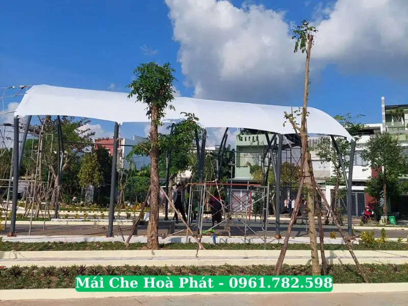 Bạt căng cố định che ô tô