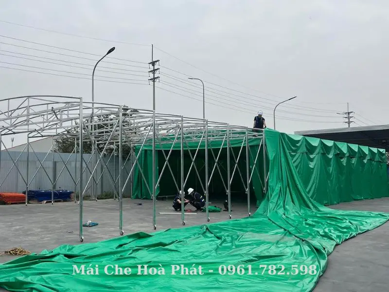 Nhà bạt xếp kéo đẩy