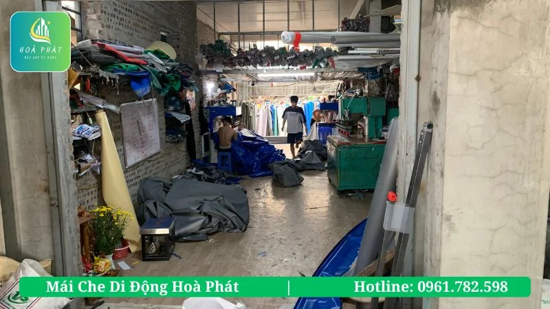 Hình ảnh xưởng gia công bạt myung Sung Hoà Phát