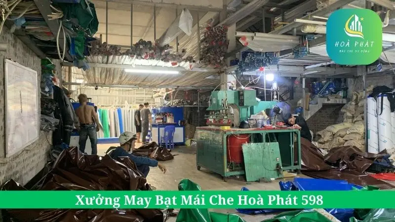 May bạt mái che giá rẻ tại xưởng