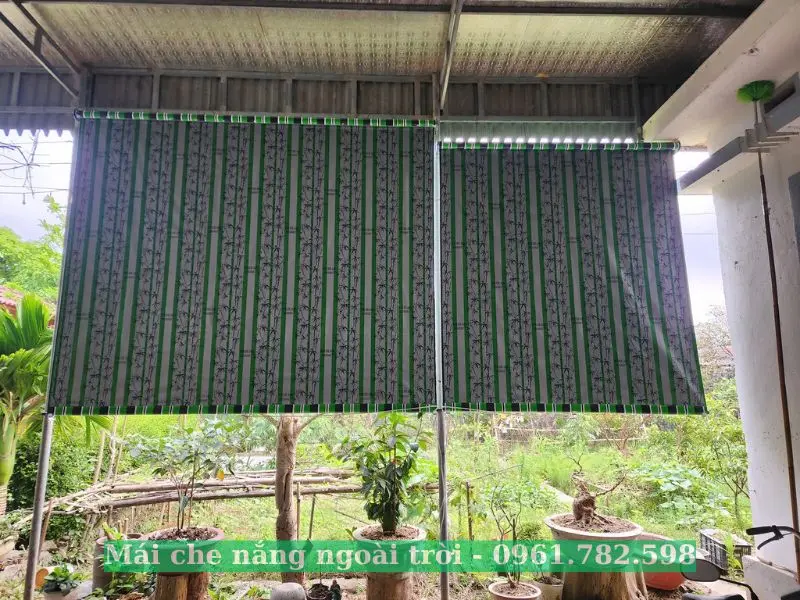 Mái bạt cuốn che nắng