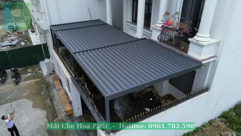 Mái nhôm trượt ziczac nhập khẩu