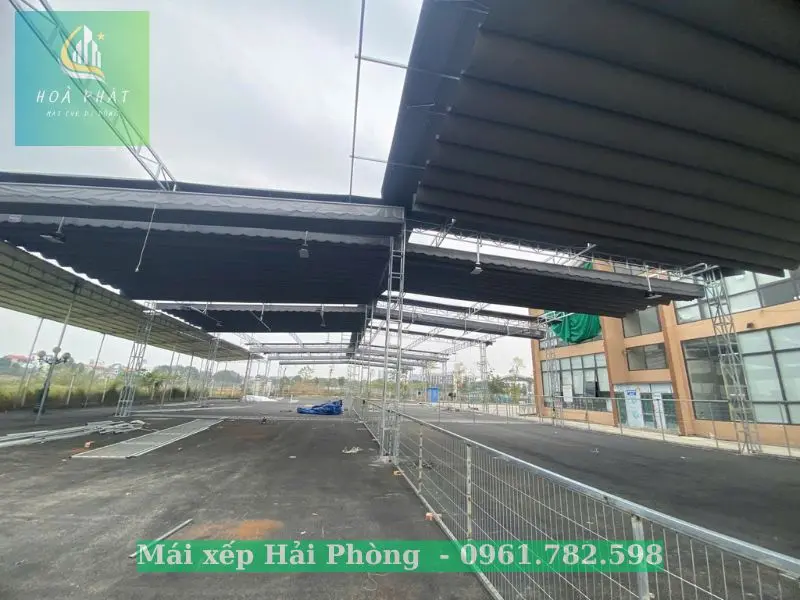 Thi công mái xếp tại Hải Phòng