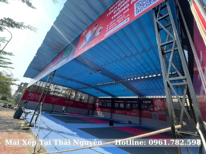 Mái che sân pickleball tại Thái Nguyên