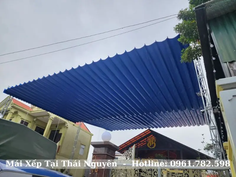 Mái xếp lượn sóng tại Thái Nguyên