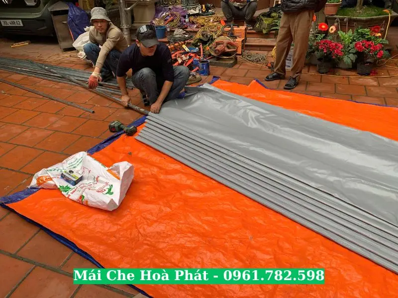 Bảng giá thay bạt mái che theo yêu cầu