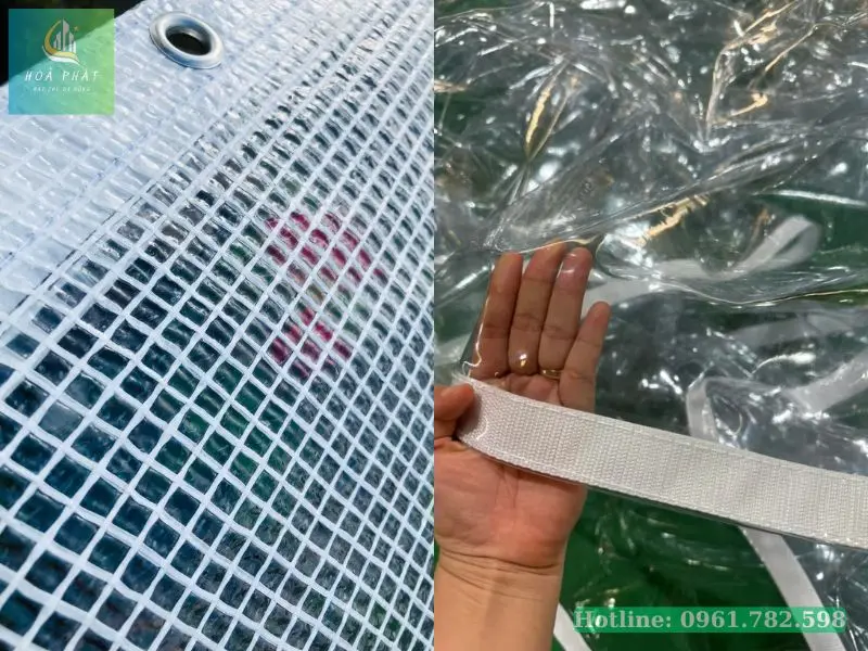 Bạt nhựa trong suốt che mưa