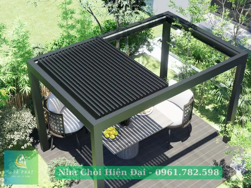 Nhà chòi sân vườn hiện đại