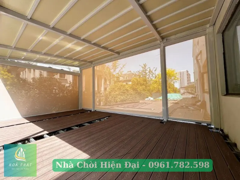 Nhà chòi hiện đại pergola PVC