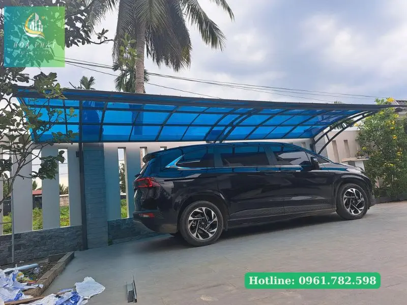 Mái che xe ô tô đẹp năm 2025