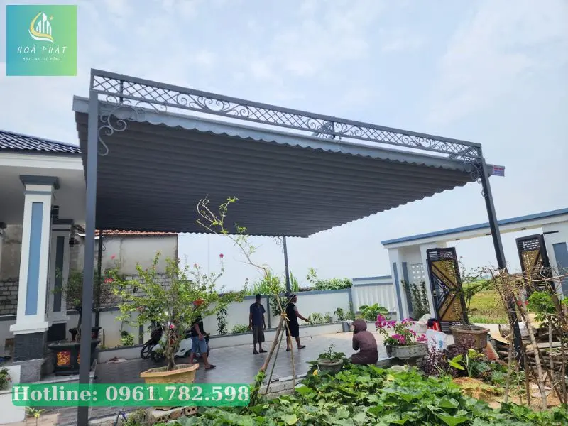 Mái bạt xếp Nha Trang