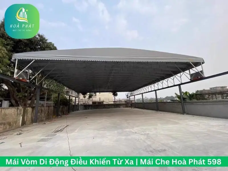 Thi công mái vòm di động sân thể thao