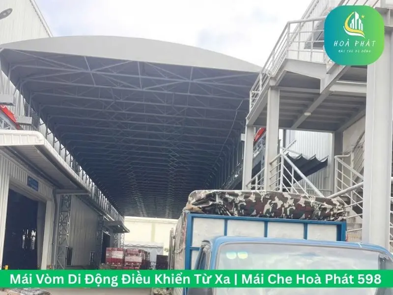Công trình mái vòm di động khu bốc xếp tại Hải Phòng