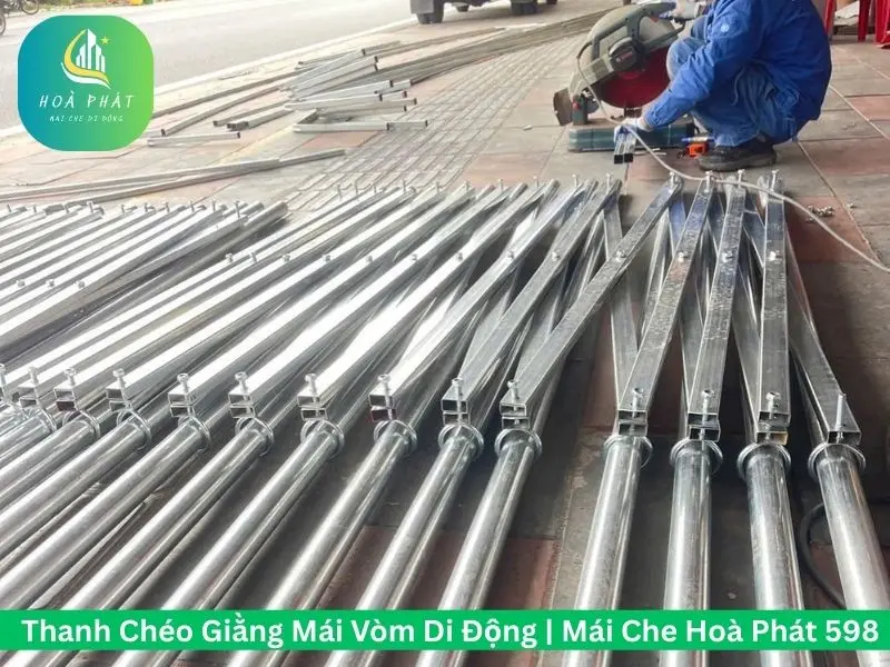 Thanh giằng chéo hệ mái vòm và nhà vòm di động