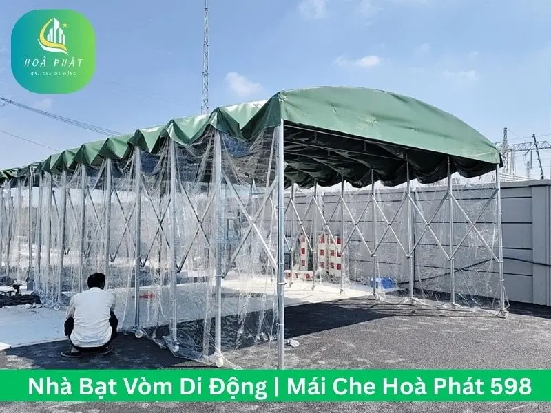 Công trình nhà bạt vòm lối đi
