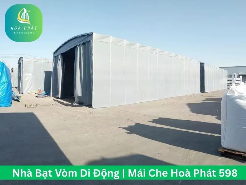 Nhà bạt vòm di động kéo đẩy thủ công