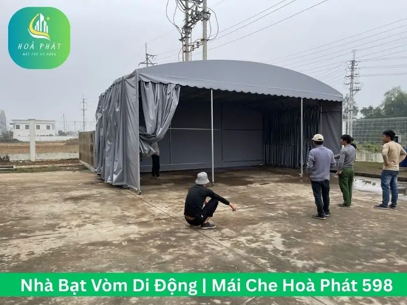 Nhà bạt vòm kéo đẩy